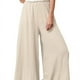 thumbnail image 3 of Pantalones anchos y holgados de algodón y lino para mujer, de estilo europeo y americano, informales, de talla grande., 3 of 6