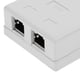 thumbnail image 4 of 2Pcs 2 puertos cat six Network / Internet Cable Wall Surface Mount Caja compacta, 4 of 9