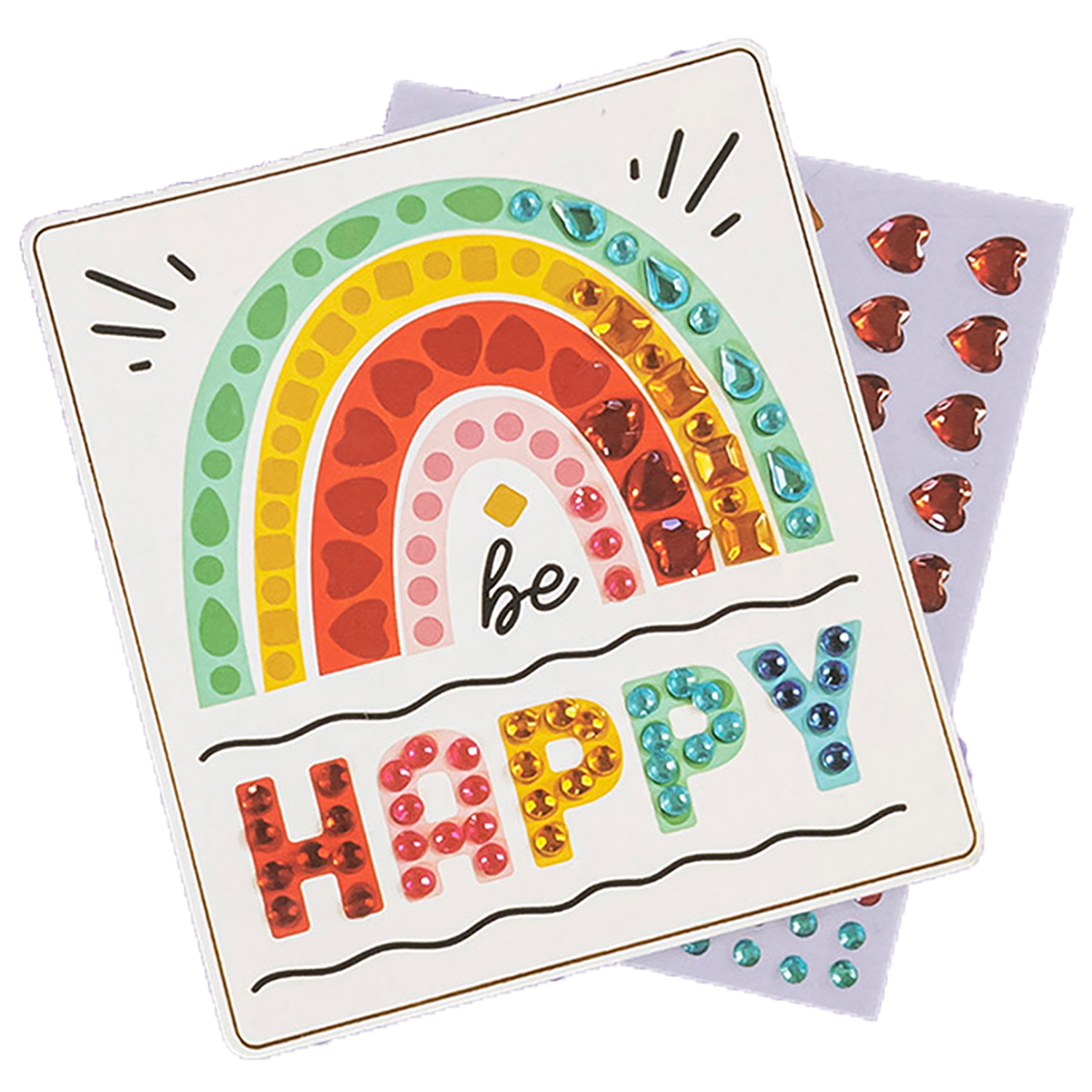 Little Yellow Bicycle: 5-In-1 Rainbow Craft Kit - Multi-Project Colorful-Themed DIY Craft Set, All-In-1, Create-Build-Paint-Discover-Scratch, Kids 7+