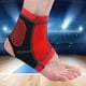 thumbnail image 2 of Tobillera transpirable elástica para proteger el pie del dolor de tendinitis y esguinces. Rojo l, 2 of 7