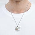 thumbnail image 5 of Cupid Glass Circular Pendant Women's Necklace, 5 of 5