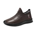 thumbnail image 3 of Willtoo Mens Winter Ankle Boots Warm Lined Slip On Casual Shoes Waterproof Non-Slip Comfort Walking Short Booties for Elderly Dad Daily Outdoor Cold Weather, 3 of 6