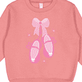 thumbnail image 3 of Inktastic Ballerina Pink Ballet Slippers Toddler Sweatshirt, 3 of 4