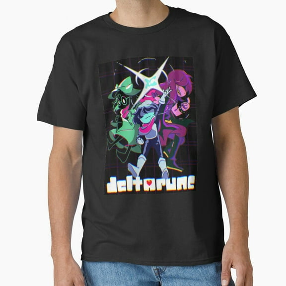 Deltarune Retro Pixel Adventure Game Inspired Graphic Art Unisex T-Shirt up to size 5XL