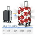 thumbnail image 2 of Travel Luggage Cover Protector - Cute Pumpkin Tomato Anti-Scratch Suitcase Covers Fits 18-32 Inch Luggage, 2 of 5