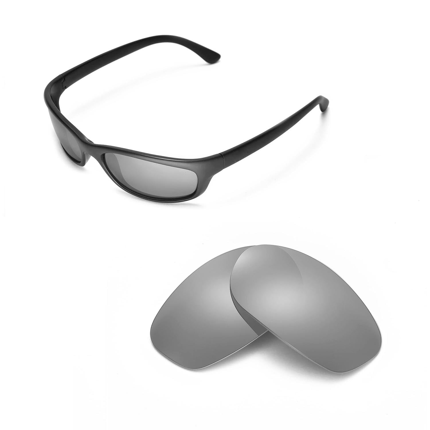 Walleva Walleva Titanium Polarized Replacement Lenses for RayBan
