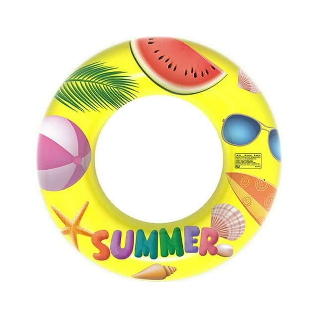 80# Inflatable Adult Swimming Ring Summer Beach Fruit Swimming Pool Toys