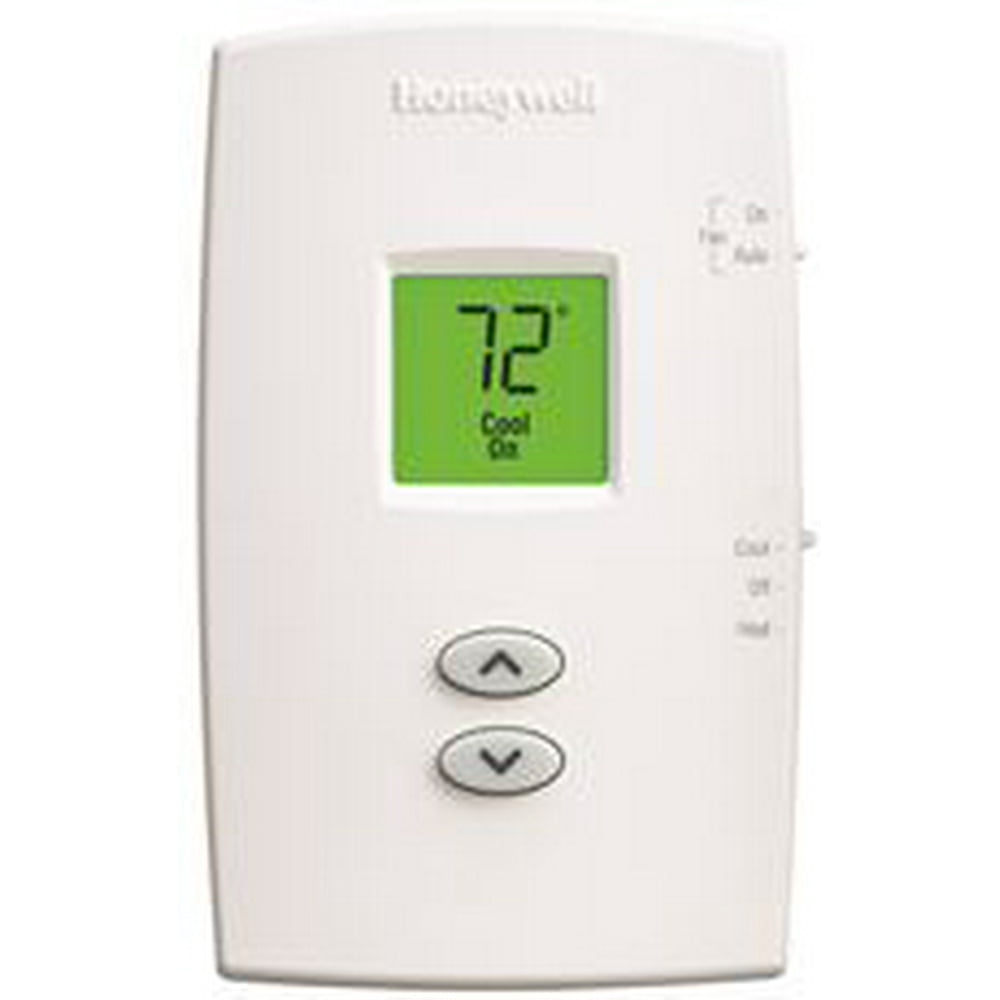 Honeywell Pro 1000 Heat Pump Thermostat, Vertical, NonProgrammable