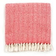 thumbnail image 5 of Tango Red Chevron Handloom Throw, 5 of 9