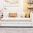 thumbnail image 2 of Twin Size, Gray Linen - Semi - closed Sofa Bed Design - In Compact Spaces - Space - saving and Stylish, 2 of 2