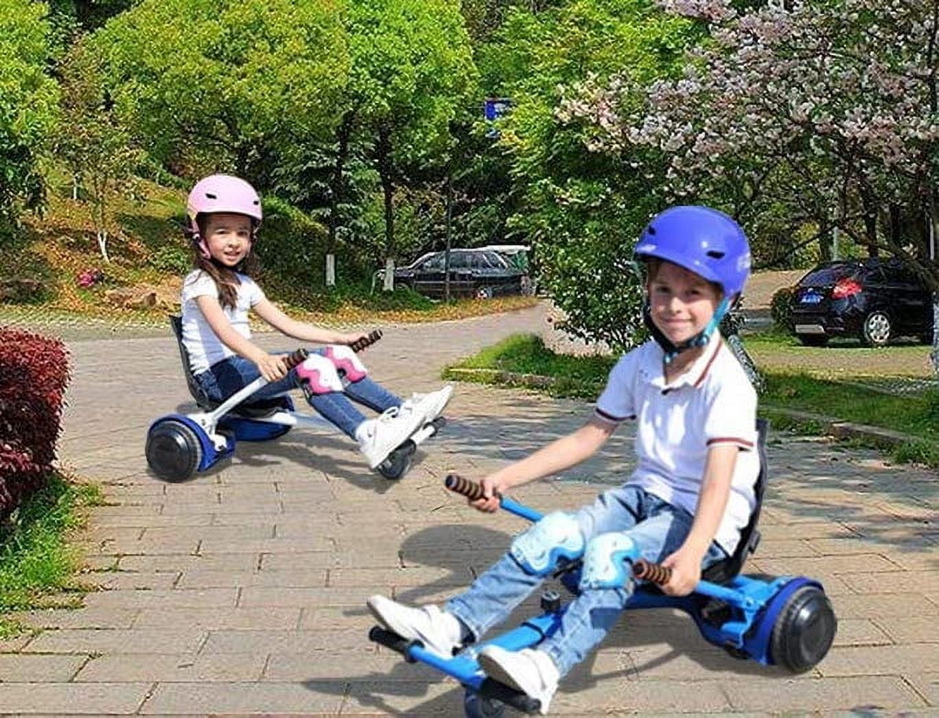 All In One Hover Cart Attachment For Hoverboard - Transform your Hoverboard into a Go Kart with Hovercart - Pink