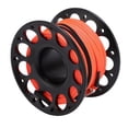 thumbnail image 1 of 30m Aluminum Diving Spool, Multi Purpose Finger Spool Reel, Dive Reel with Double Ended Hooks for Outdoor Diving Maritime Operations, 1 of 7