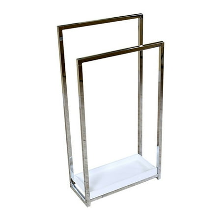 Horse Wood Rack - Kingston Brass Pedestal 2-Tier Towel Rack With Wood Case