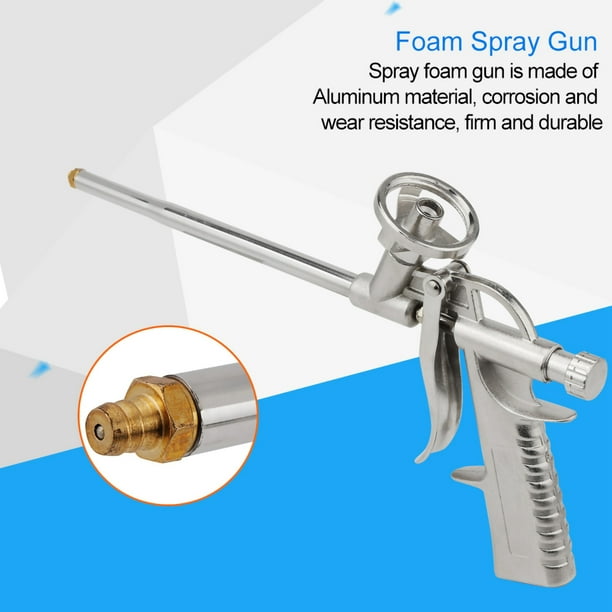 Pistola De Pulverización De Espuma De Aluminio, Corrosión Y Resistencia Al Desgaste, Diseño Compacto Y De Luz, Fácil De Transporte, Diseño Ergonómico, Control De Flujo