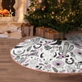 thumbnail image 6 of Daiia Cowboy Drawing Merry Christmas Tree Skirt , Xmas Large Lace-up Tree Skirt, Santa Snowflakes Rustic Home Decorations New Year Party Farmhouse Decor-36", 6 of 7