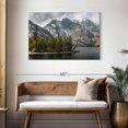 thumbnail image 3 of Elephant Stock Jenny Lake Tree Grove Wall Art - Horizontal Canvas Wall Art - Living Room Wall Decor - Nature Canvas - Gray And Green Decor - 45" x 30", 3 of 8