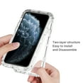 thumbnail image 3 of Dteck for iPhone 14 Pro Max Case Clear, Non-Yellowing Shockproof Phone Bumper Cover, Anti-Scratch Clear Back with Front PC Protective Frame (No Screen Protector), 3 of 5