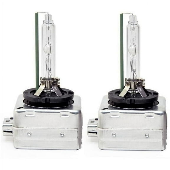 D1S 35W 6000K Color White HID Xenon Replacement Headlight Bulbs New, Set of 2