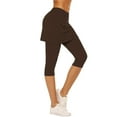 thumbnail image 2 of Pants for Women Skorts Summer Vacation Two Piece Underpants Skirt Sports Yoga Pants Skorts, 2 of 6