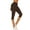B-Coffee, variant on Wyobmus Women Tennis Skirted Leggings Comfy High Waisted Capri Yoga Leggings Tennis Skorts Active Gym Capri Tights With Mini Skirt A-Khaki
