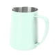 thumbnail image 3 of Taza para espumar café de 480 ml Jarra para espumar leche de acero inoxidable 304 Jarra para café con leche con boca puntiaguda y escala interior Verde, 3 of 10