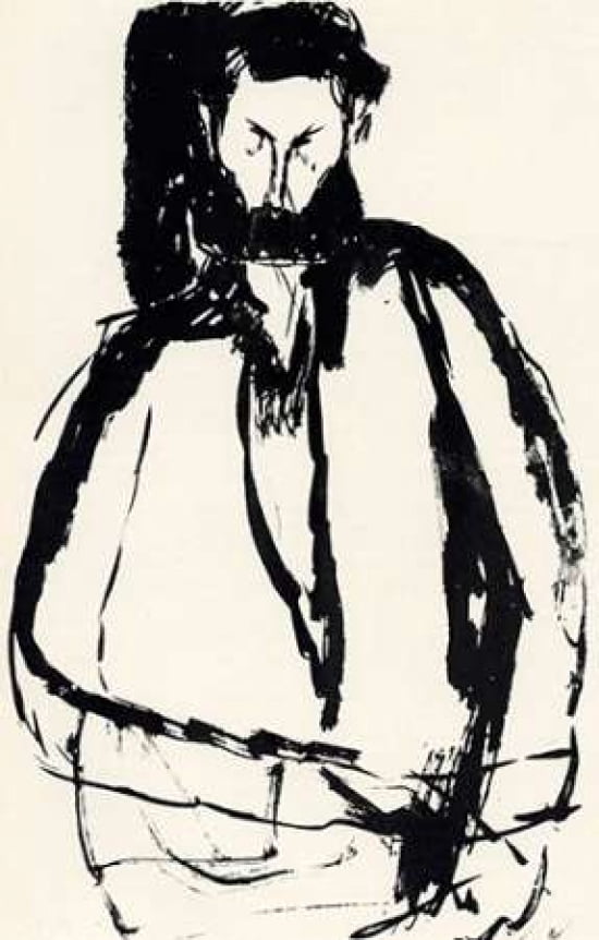 Bearded Man Canvas