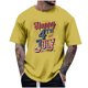 thumbnail image 2 of Tops para hombre, blusas y camisas de cuello redondo y manga corta para hombre, tops casuales de cuello redondo y manga corta con estampados especiales para hombre., 2 of 5