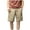 Kaki, variante sur hotojiny Shorts Cargo pour Homme Décontractés à Cordon Longueur Genou Classiques Shorts de Randonnée d'Été à Jambe Grand Shorts de Plage Vacances avec Poches