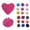 Pink, variant on 100Pcs Purple Artificial Flowers 1.4-Inch - Decorative Craft Supplies For Weddings Parties Home Events Diy - Suited For Diy Enthusiasts Party Planners Wedding Decorators Home