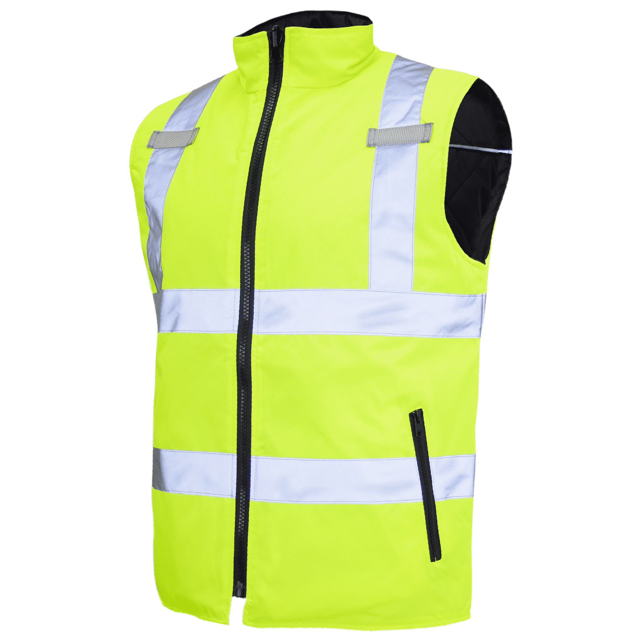 JORESTECH Hi-Vis Reversible Insulated Safety Vest, ANSI Class 2, VL-07 (3XL, Lime)