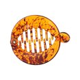 thumbnail image 4 of Unique Bargains 1 Pc Elegant Round Fish Shape Hair Clips Hairdo Clip Dark Brown, 4 of 5