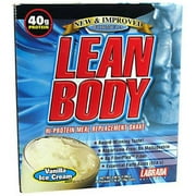 Angle View: Labrada Nutrition Lean Body, Soft Vanilla Ice Cream, 20 CT
