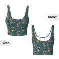 thumbnail image 6 of Sports Bra For Women, Bone Dog Puppy Ball Sports Bras For Women High Support, Workout Tank Tops Woman With Removable Cups, 6 of 8