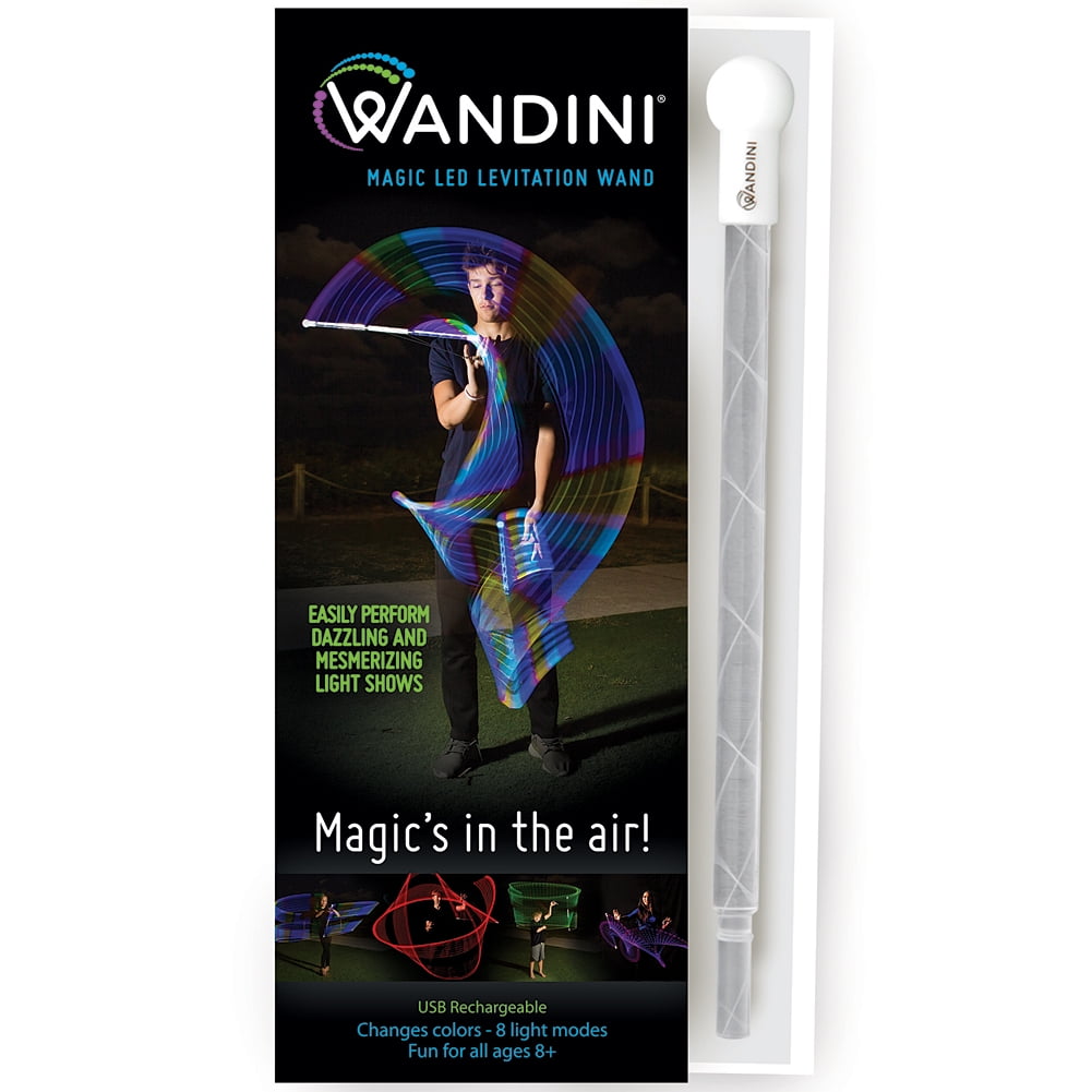 Wandini Glow.0 Magic Wand Collapsible LED Levitation Wand - USB ...