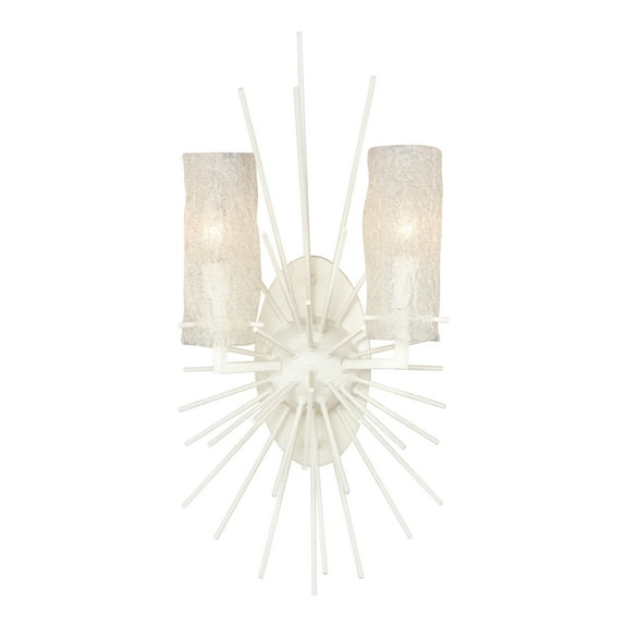 Elk Home 11-Inch Wide Sea Urchin Sconce, Transitional, White Coral
