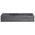 thumbnail image 4 of vidaXL Black Marble 22.8" x 15.4" x 3.9" Rectangular Bathroom Sink, 4 of 24