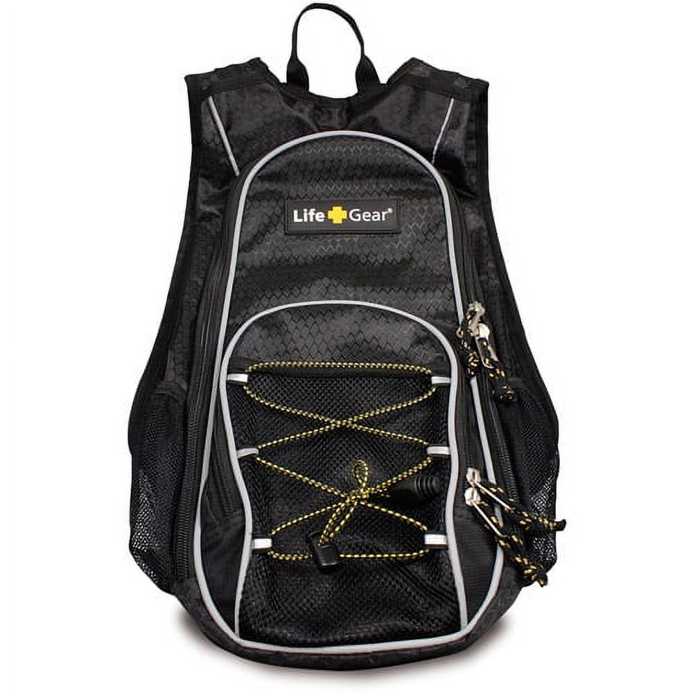 Life Gear Black Mini Safety Back Pack with Adjustable Straps - image 2 of 6