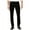 Black - black, variant on I.N.C Mens Faux Leather Trim Skinny Fit Jeans, Black, 34W x 34L