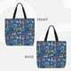 thumbnail image 2 of Disketp Different Chemical Things Bolsa Tote de Lona para Mujer, Bolso de Hombro y Cruzado con Cierre de Cremallera, 2 of 7