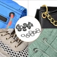 thumbnail image 6 of Uxcell 10.5 x 6 x 5mm Copper Grommets Eyelets with Washers Chrome Plated Black 100 Set, 6 of 6