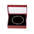 thumbnail image 2 of Pulsera Eslabones dobles oval Bicolor 21cm Oro 10k Horoz W1108, 2 of 5