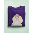 thumbnail image 3 of Manga Woman Calm Pregnant Sweatshirt Women -Image by Shutterstock, Female 3X-Large, 3 of 4