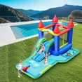 thumbnail image 3 of Costway Inflatable Castle Bouncer Bounce House Slide Water Park BallPit with 580W Blower, 3 of 10