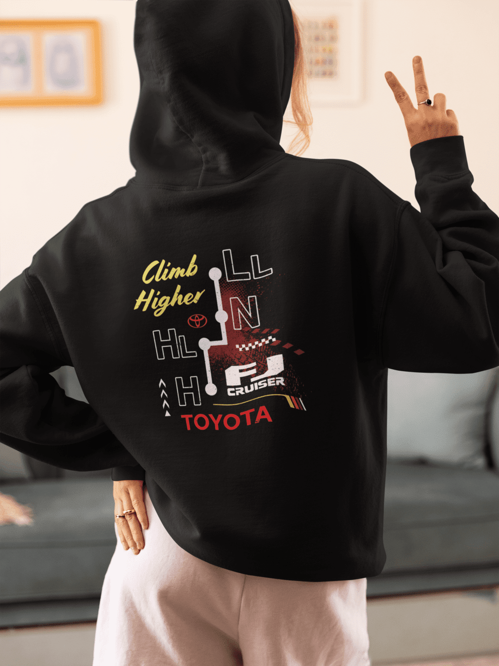Toyota FJ Cruiser Zip-Up Hoodie-Climb Higher
