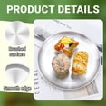 thumbnail image 4 of 12-Inch Stainless Steel Pizza Pan 2pcs, Silver Multi-Use Pizza Pan for Grill, Stove & Campfires, Local Warehouse Fast Shipping, 4 of 5