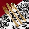 thumbnail image 5 of Lillian Tablesettings Tenedores de plástico brillante - 5 1/2" x 1" dorado 24 piezas, 5 of 5