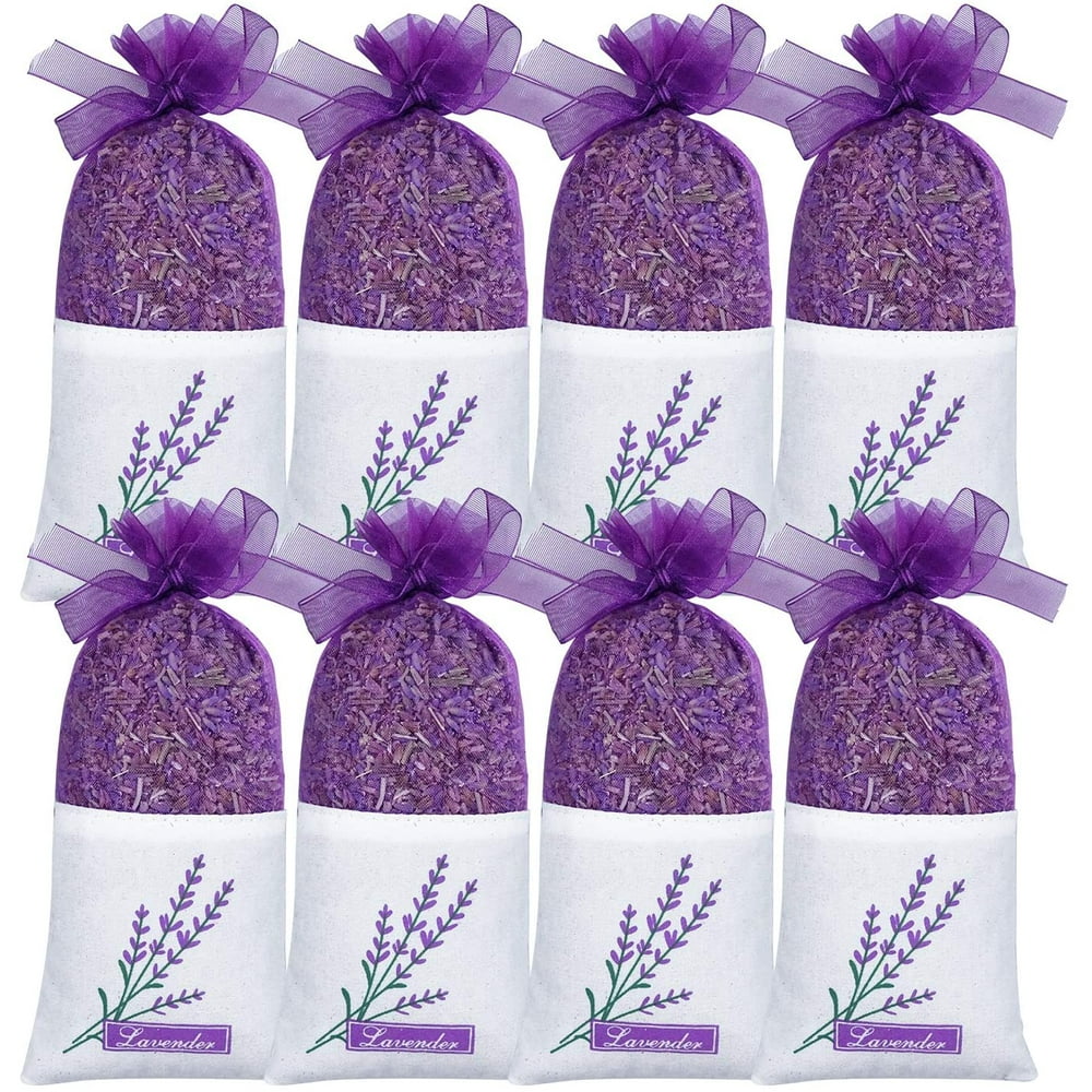 Lavender Sachet Moth Repellent Sachets (8 Pack) Home Fragrance for