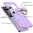 thumbnail image 7 of Dteck for Samsung Galaxy Z Flip 6 Case with Ring, Upgraded Hinge Protection Screen Protector Slim Protective Case for Samsung Galaxy Z Flip 6 5G,Purple, 7 of 7