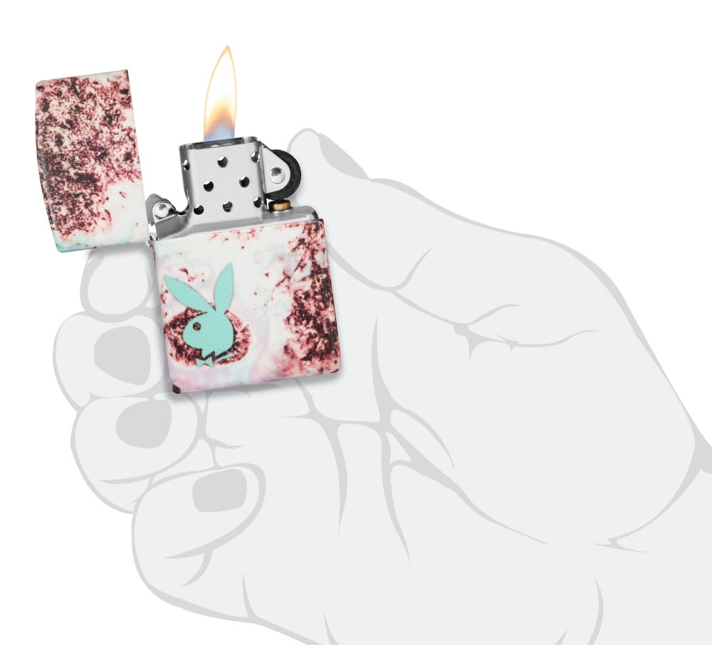 Zippo Playboy Teal 540 Color Design Pocket Lighter