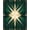 Green, Pattern 4, variant on Flatwoven High Traffic Area Rug, Eclectic Western Starburst Motif with Layered Arrowhead Embellishments, Non Slip, Stain Resistant, Washable Area Rugs for Living Room, Bedroom(Green, 2X3)
